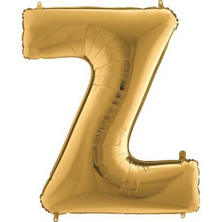 Nafukovací balónik písmeno Z zlaté 102 cm