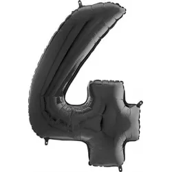 Lievikovaný balón číslo 4 čierny 66 cm - Grabo