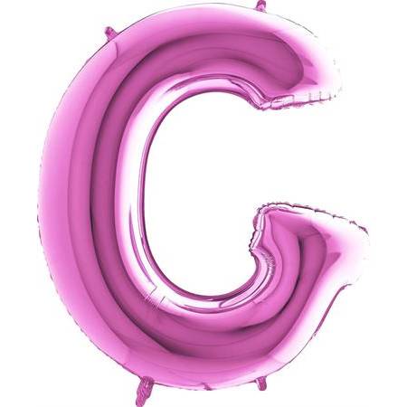 Nafukovací balónik písmeno G ružové 102 cm