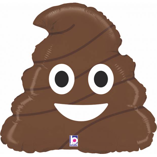 Nafukovací balónik emoji Poo 51 cm