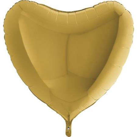 Nafukovací balónik zlaté srdce 91 cm