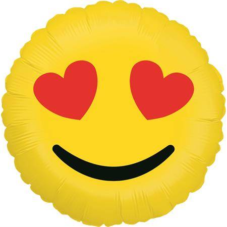 Nafukovací balónik emoji love 46 cm