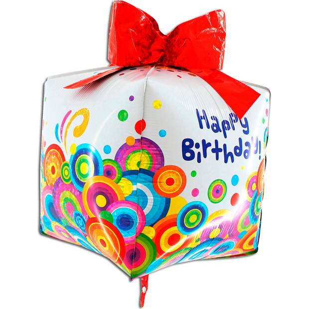 Nafukovací balónik narodeninový darček 4D 76 cm