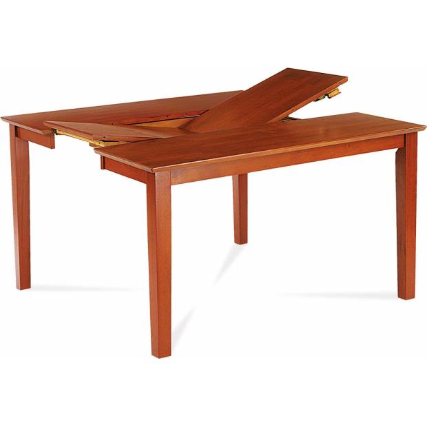 Jídelní stůl  rozkl. 91+45x136x75 cm, barva třešeň AUB-200 TR2 Art