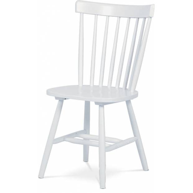 Jídelní židle bílá celodřevěná AUC-003 WT Art