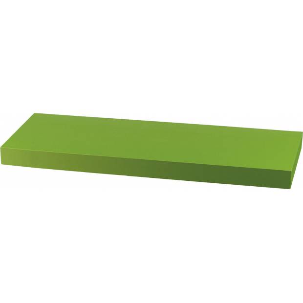 Nástěnná polička 60 cm, barva zelená. Baleno v ochranné fólii. P-001 GRN Art