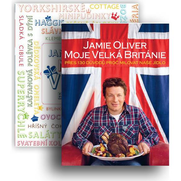 Jamie Oliver kuchařka MOJE VELKÁ BRITÁNIE 364 MLD Publishing s.r.o.