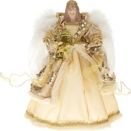 Zlatý anjel s krídlami 32cm - IntArt