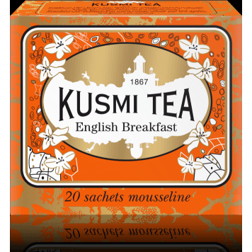 English Breakfast 20 mušelínových sáčků 44g ENGL20S Kusmi tea