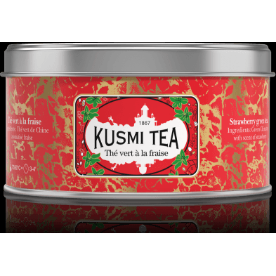 Strawberry green tea plechovka 125g VFRA125 Kusmi tea