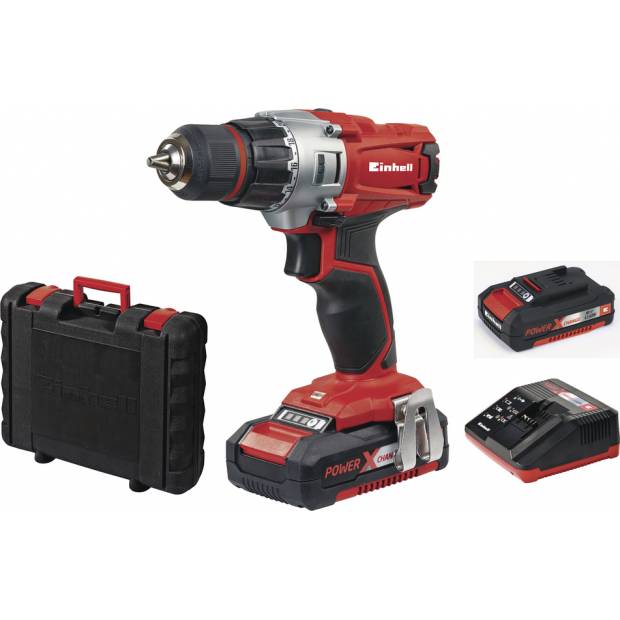 Šroubovák Aku TE-CD 18/2 Li Kit (2x1,5 Ah) Einhell Expert Plus