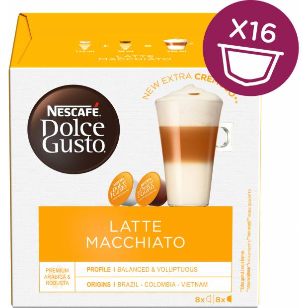 DOLCE G. LATTE MACCH. 16KAPSLE NESCAFÉ 40014340 NESTLE