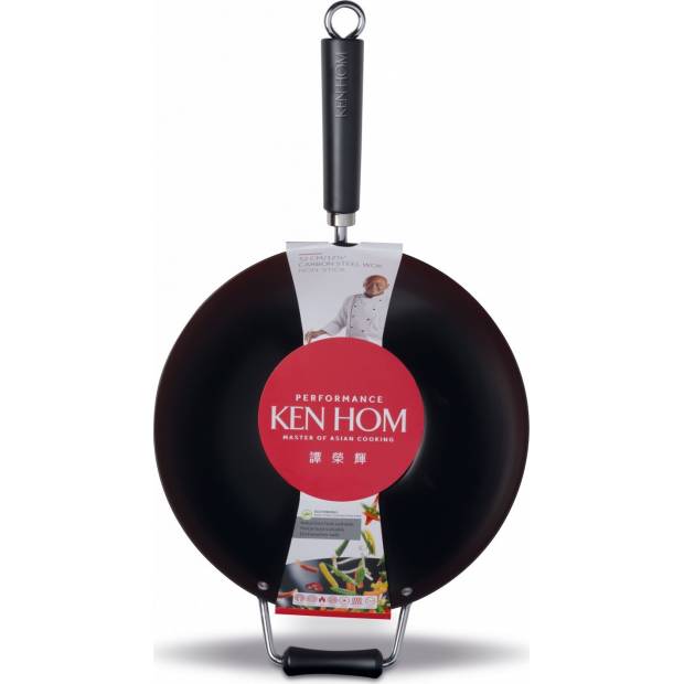 Ken Hom wok pánev z uhlíkové oceli, 32 cm, řada Performance KH232001 DKB Household UK Limited