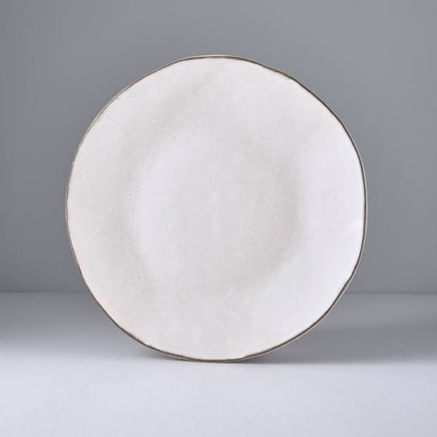 Mělký talíř s výrazným okrajem Craft White 26,5 cm C7649 MIJ