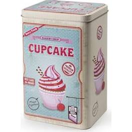 Dizajn retro cupcake box 13x10cm - Ibili