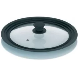 Univerzálne pokrievky 28 - 32 cm CONCETTA sklo / silikón - Kela