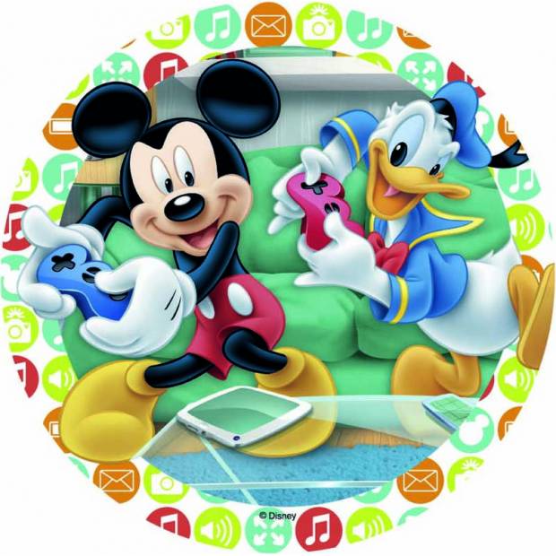Jedlý papier Mickey a priatelia – 21 cm