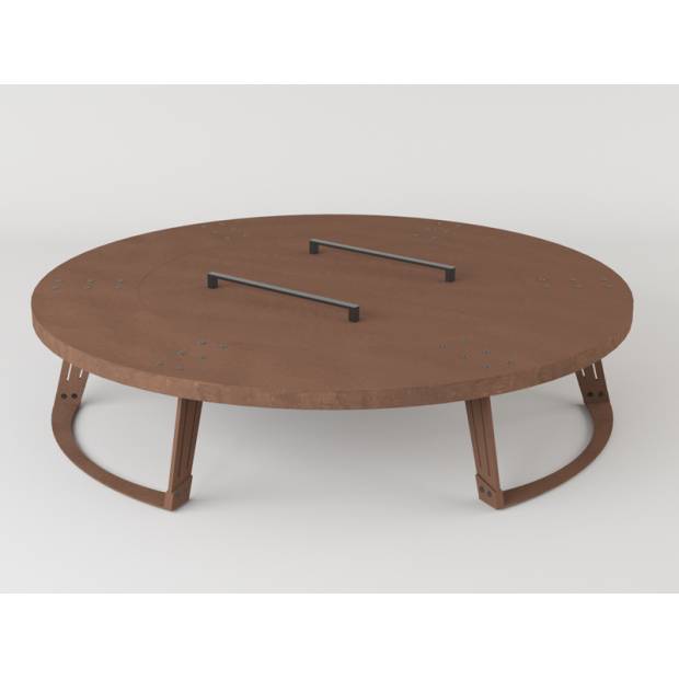 Luxusní přenosné ohniště HETTA MOON - corten