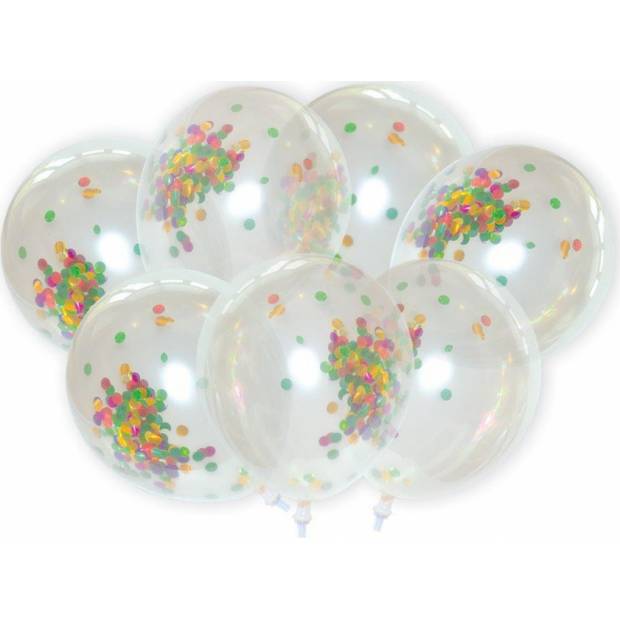 Balóniky s konfetami 7 ks