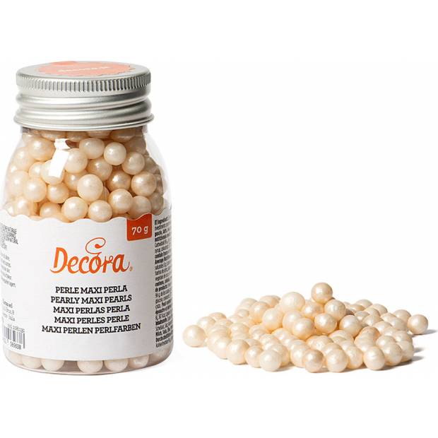 Cukrové zdobení perleťové perly 70g