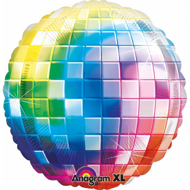 Fóliový balónik 81 x 81 cm Disco guľa