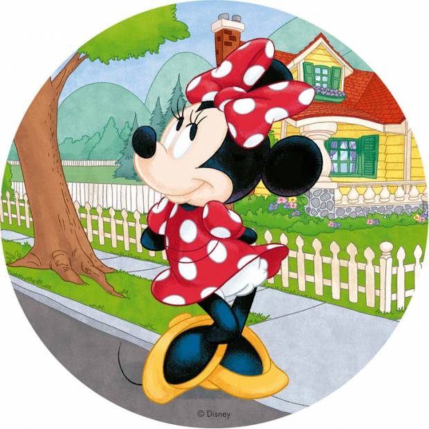 Jedlý papier roztomilá Minnie 20 cm