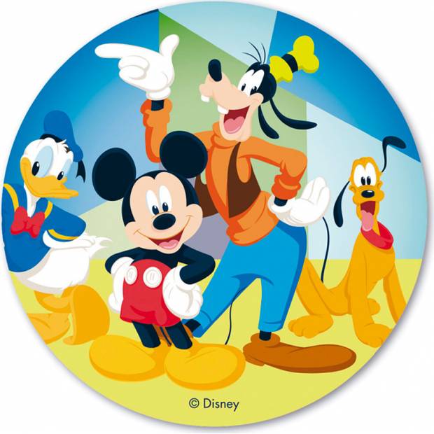 Jedlý papier Mickey a jeho posádka 20cm - Dekora