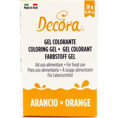 Gélová farba oranžová 28 g