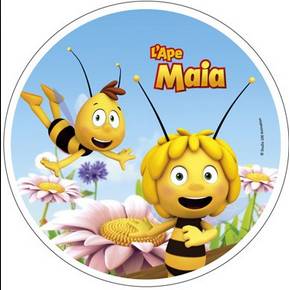Jedlý papier včielka Maja a letiaci Vilko