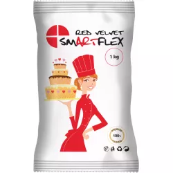 Smartflex Red Velvet Vanilka 1 kg v sáčku 0301 dortis - Smartflex