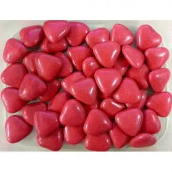 Čokoládové srdiečka červené (80 g) - dortis