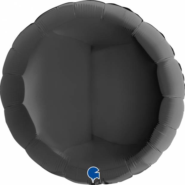 Nafukovací balónik okrúhly 91 cm čierny