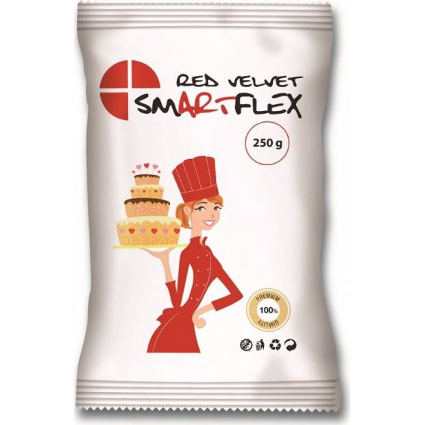 Smartflex Red Velvet Vanilka 0,25 kg vo vrecúšku 0149 dortis