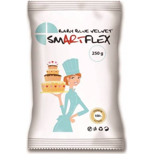 Smartflex Baby Blue Velvet Vanilka 0,25 kg vo vrecúšku 0214 dortis