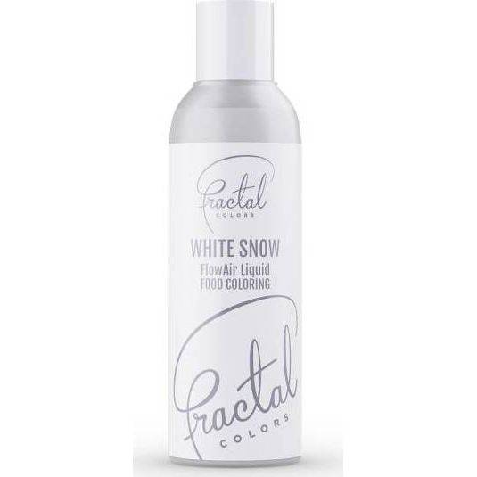 Dekoratívna tekutá farba na airbrush Fractal - White Snow (100 ml) - dortis