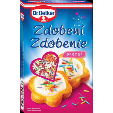 Dr. Oetker Ozdoby pestré (80 g) DO0031 dortis