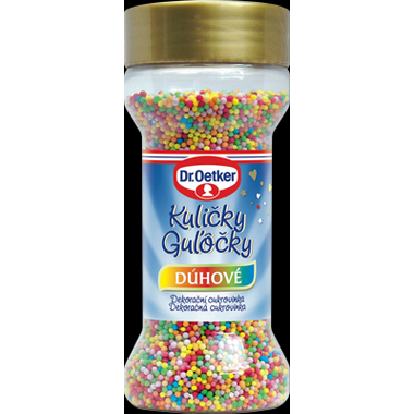 Dr. Oetker Guľky dúhové (65 g) DO0035 dortis