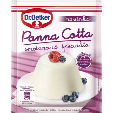 Dr. Oetker Panna Cotta s vanilkou (50 g) DO0051 dortis - Dr. Oetker