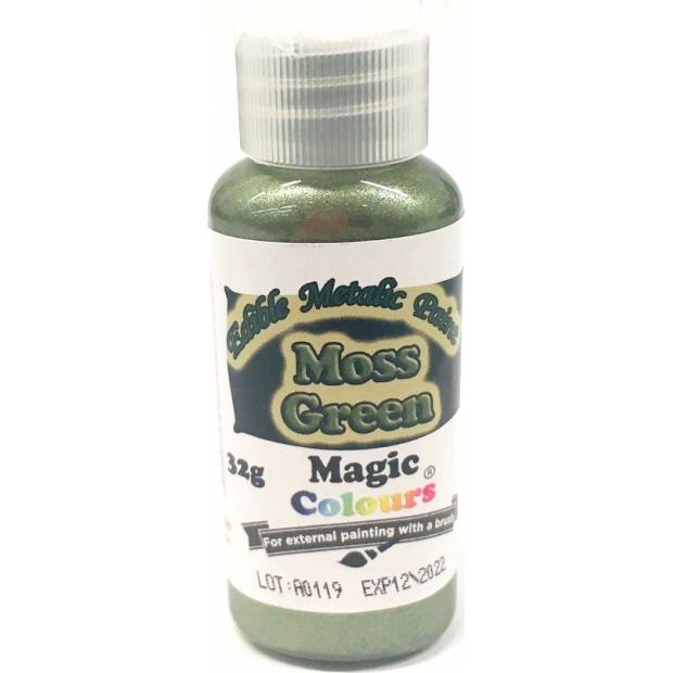 Tekutá metalická farba Magic Colours (32 g) Moss Green EPMSS dortis