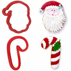Vykrajovátko vianočný Santa Claus a cukrovinka 8 cm - Decora