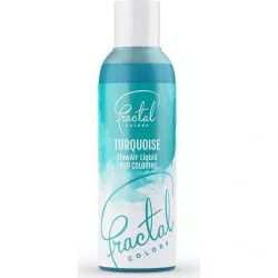 Airbrush farba kvapalná Fractal - Turquoise (100 ml) 6112 - dortis