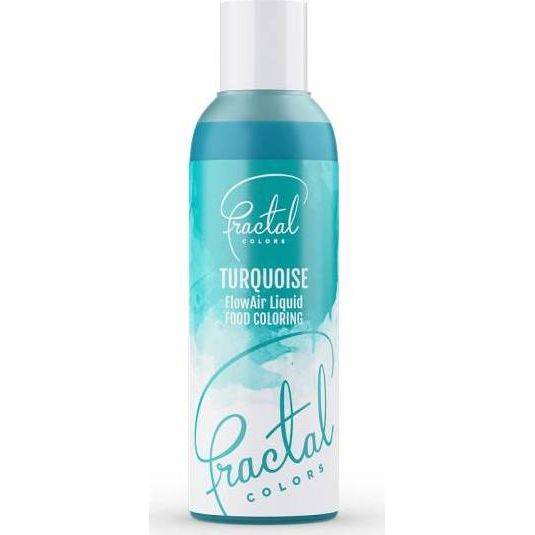 Airbrush farba tekutá Fractal - Turquoise (100 ml) 6112 dortis