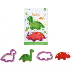 Plastový vykrajovač dinosaurus 2 ks - Decora