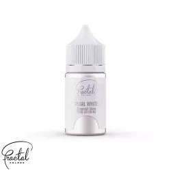 Dekoratívna airbrush perleťová farba tekutá Fractal - Pearl White (33 g) - dortis