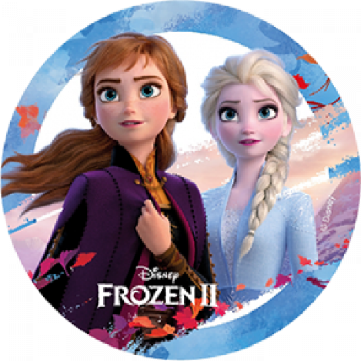 Jedlý papier Frozen 2 Elsa a Anna lístie