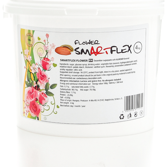 Smartflex Flower Mandle 4 kg (Modelovacia hmota na výrobu kvetín) 0060 dortis