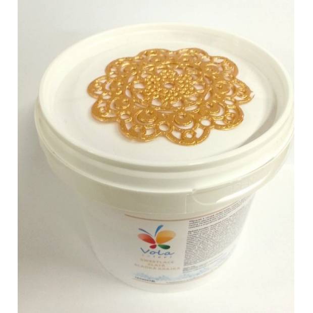 Sweet Lace čipka zlatá (200 g) 0123 dortis