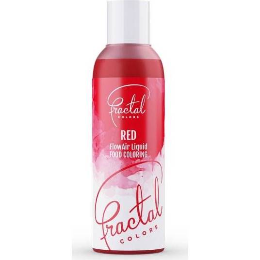 Airbrush farba tekutá Fractal - Red (100 ml) 6102 dortis