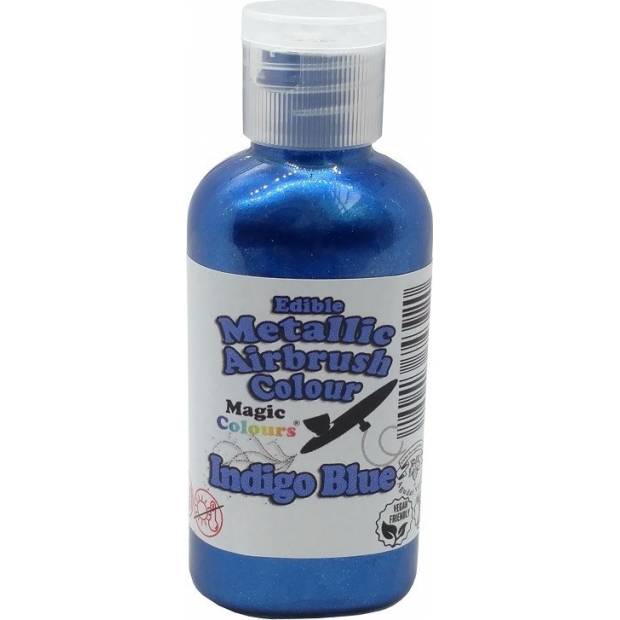 Airbrush farba perleťová Magic Colours (55 ml) Indigo Blue ABMIND dortis