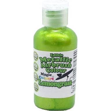 Airbrush farba perleťová Magic Colours (55 ml) Lemongrass ABMLMG dortis